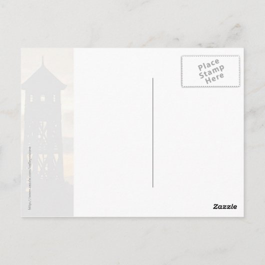 Historic Life Saving Station #166 Briefkaart (Achterkant)