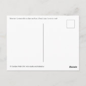 Historic London Bus, British Flag, 1998 Briefkaart (Achterkant)