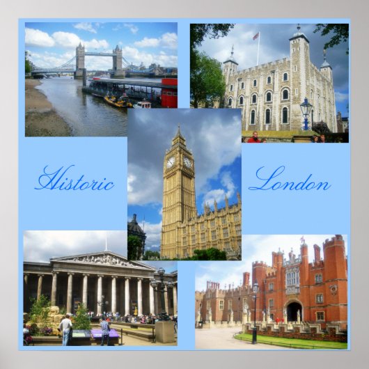 Historic London Poster (Voorkant)