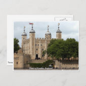 Historic London Tower, England Briefkaart (Voorkant / Achterkant)