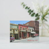 Historic Main St Briefkaart (Staand voorkant)