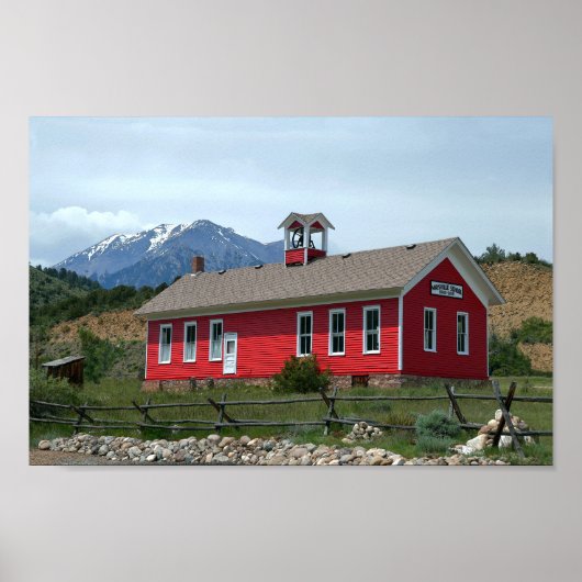 Historic Maysville School, Colorado Poster (Voorkant)