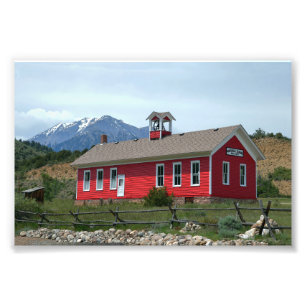 Historic Maysville School, Colorado Poster