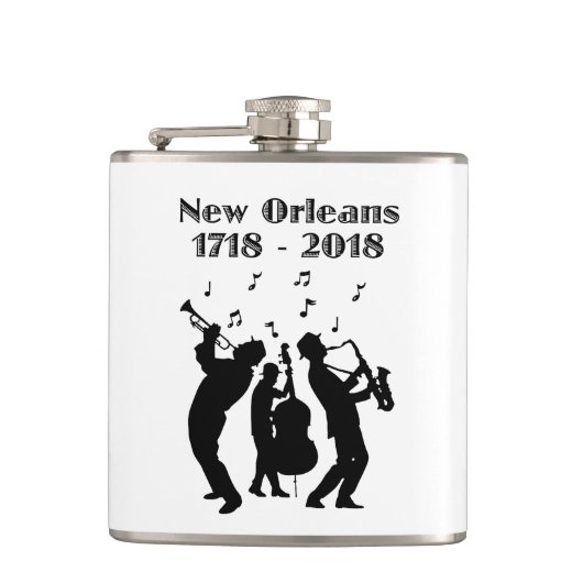 Historic New Orleans Tricentennial Heupfles (Voorkant)