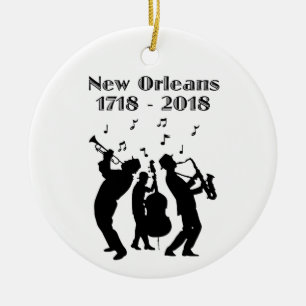 Historic New Orleans Tricentennial Keramisch Ornament