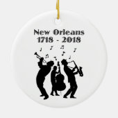 Historic New Orleans Tricentennial Keramisch Ornament (Achterkant)
