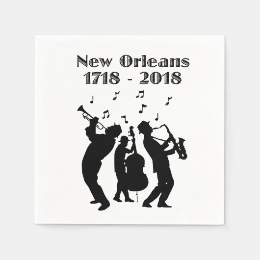 Historic New Orleans Tricentennial Servetten (Voorkant)
