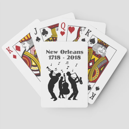 Historic New Orleans Tricentennial Speelkaarten (Achterkant)
