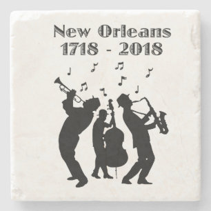 Historic New Orleans Tricentennial Stenen Onderzetter