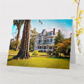 HISTORIC NEWNAN Jumbo Wenskaart Kaart (Gele Bloem)