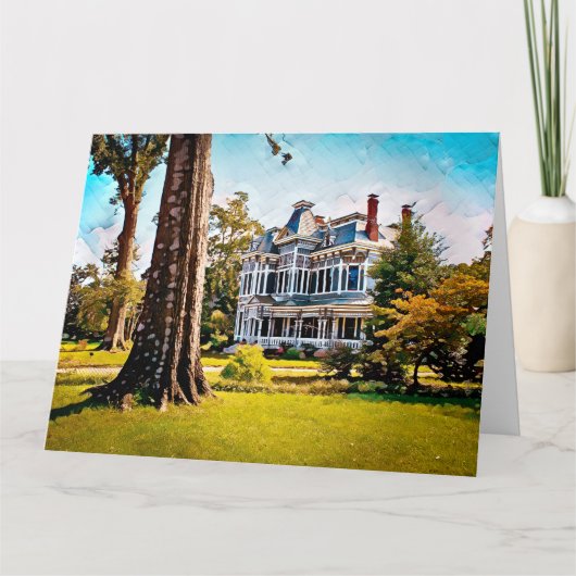 HISTORIC NEWNAN Jumbo Wenskaart Kaart (Voorkant)