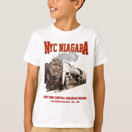Historic NYC Niagara Train Steam Locomotive T-shirt