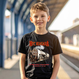Historic NYC Niagara Train Steam Locomotive T-shirt