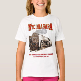 Historic NYC Niagara Train Steam Locomotive T-shirt