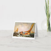 Historic Ocean Sail Fishing Thank You Card Bedankkaart (Voorkant)