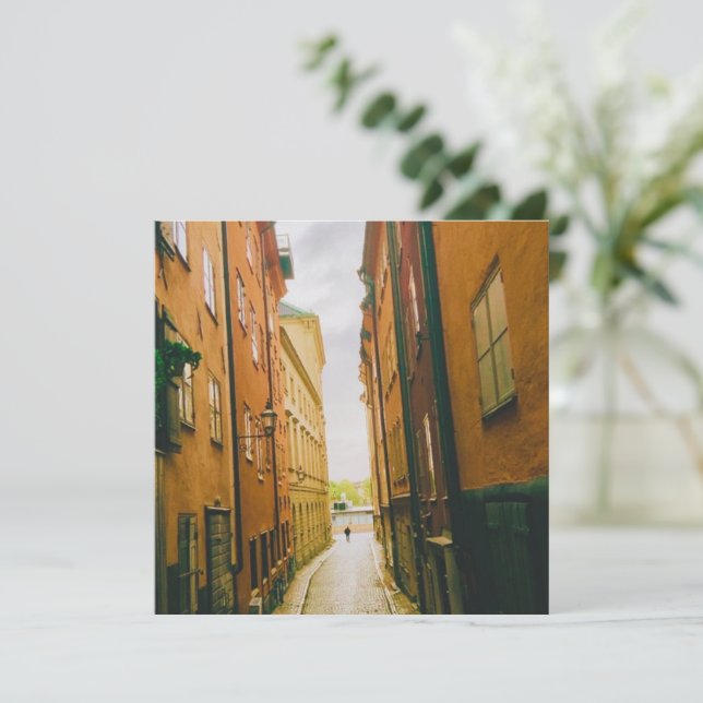 Historic old town, Gamla Stan, Stockholm, Sweden (Staand voorkant)