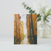 Historic old town, Gamla Stan, Stockholm, Sweden Briefkaart (Staand voorkant)