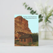 Historic One Room Fruita Schoolhouse Briefkaart (Staand voorkant)