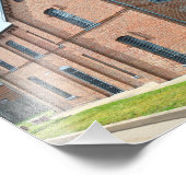 Historic Panola County Jail, Carthage, Texas Foto Afdruk (Hoek)