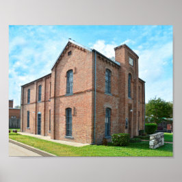 Historic Panola County Jail, Carthage, Texas Poster