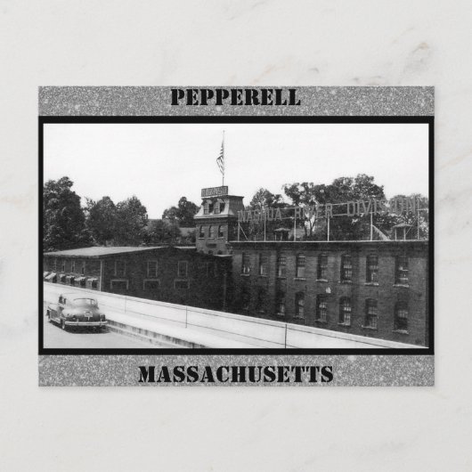 Historic Paper Mill in Pepperell Massachusetts Briefkaart (Voorkant)