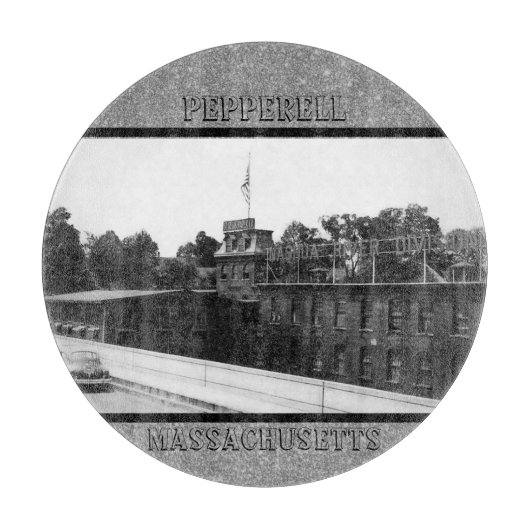 Historic Paper Mill in Pepperell Massachusetts Snijplank (Voorkant)