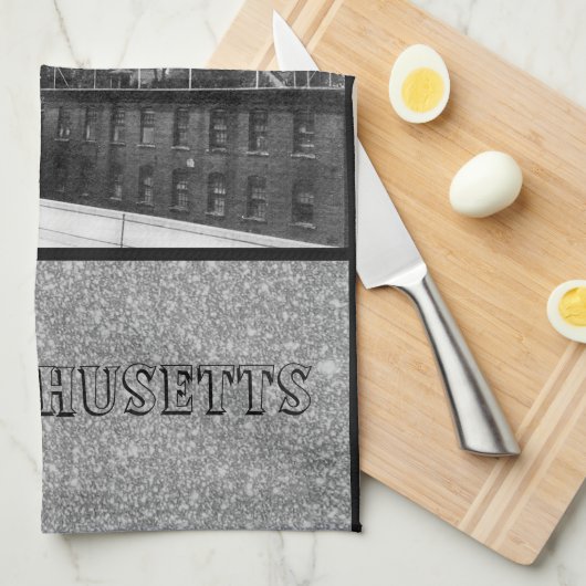 Historic Paper Mill in Pepperell Massachusetts Theedoek (Quarter Fold)