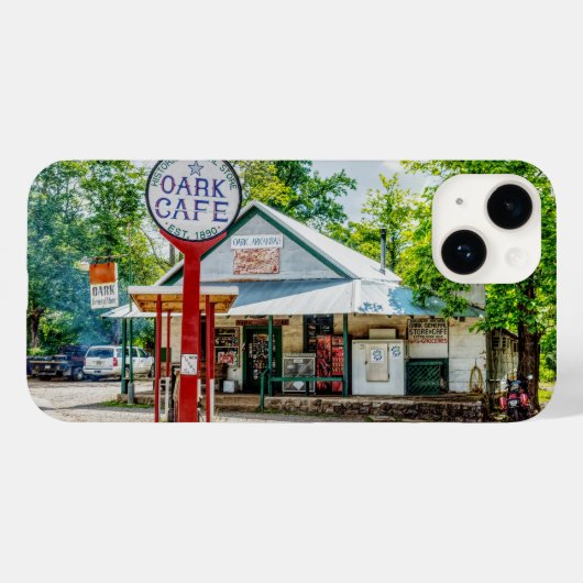 Historic Park Algemene winkel iPhone Case (Achterkant (horizontaal))