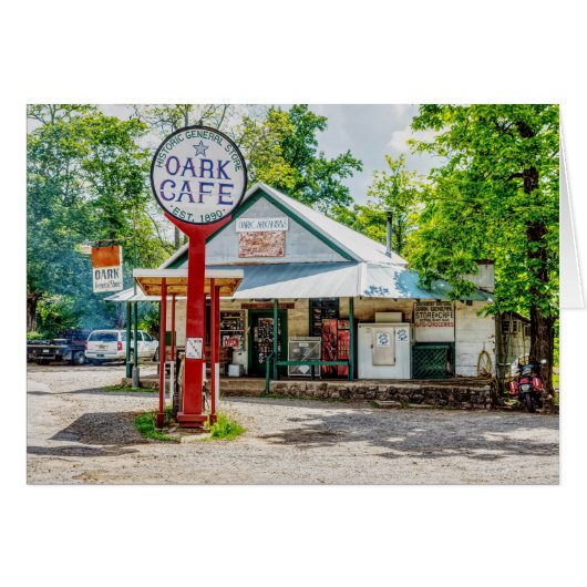 Historic Park General Store Wenskaart (Voorkant Horizontaal)