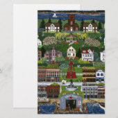 Historic Port Townsend, Washington Briefpapier (Voorkant / Achterkant)