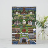 Historic Port Townsend, Washington Briefpapier (Staand voorkant)