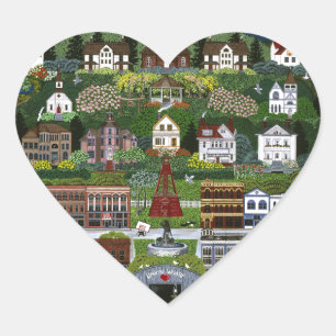 Historic Port Townsend, Washington Hart Sticker