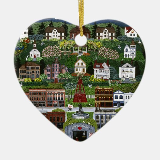Historic Port Townsend, Washington Keramisch Ornament (Voorkant)