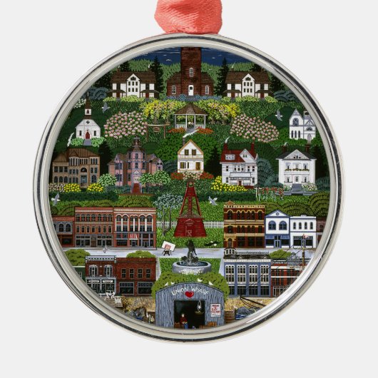 Historic Port Townsend, Washington Metalen Ornament (Voorkant)