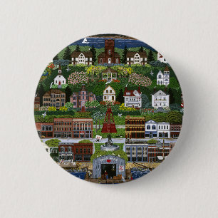 Historic Port Townsend, Washington Ronde Button 5,7 Cm