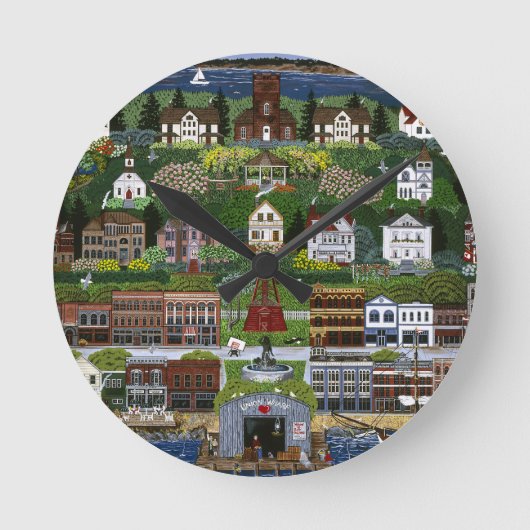 Historic Port Townsend, Washington Ronde Klok (Voorkant)