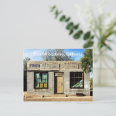 Historic Post Kantoor in Kelso California Briefkaart (Staand voorkant)