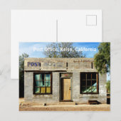 Historic Post Kantoor in Kelso California Briefkaart (Voorkant / Achterkant)