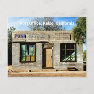Historic Post Kantoor in Kelso California Briefkaart