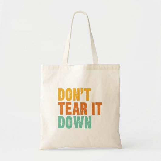 Historic Preservation, Old Building Hugger Tote Bag (Voorkant)