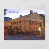 Historic Quincy Market Downtown Boston Briefkaart (Voorkant)
