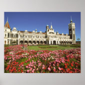 Historic Railway Station, Dunedin, New Zealand Poster (Voorkant)