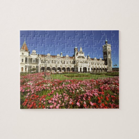 Historic Railway Station, Dunedin, Nieuw-Zeeland Legpuzzel (Horizontaal)