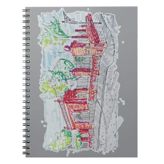 Historic Red Brick Entrance Notitieboek (Voorkant)