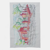 Historic Red Brick Entrance Theedoek (Verticaal)