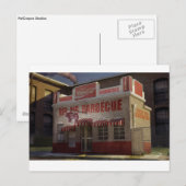Historic Red Pig BBQ in Concord NC Briefkaart (Voorkant / Achterkant)