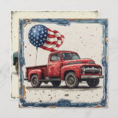 Historic Ride Homage:  glorie Feestdagenkaart (Voorkant / Achterkant)