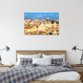 Historic Rome skyline doms and spires Italy Canvas Afdruk (Insitu (Slaapkamer))