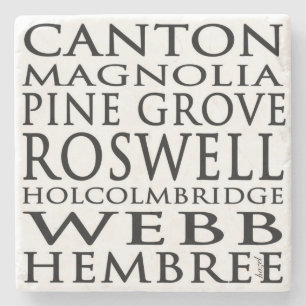 Historic Roswell, Streets, Georgia, Onderzetters