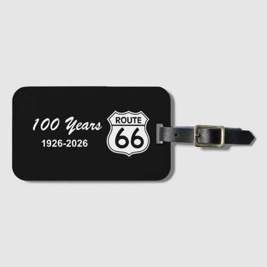 Historic Route 66 Centennial Bagagelabel (Voorkant (horizontaal))